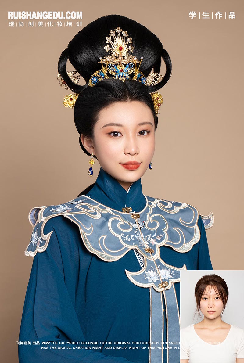 中秋賞月搭配漢服妝容，撞出新時(shí)尚！