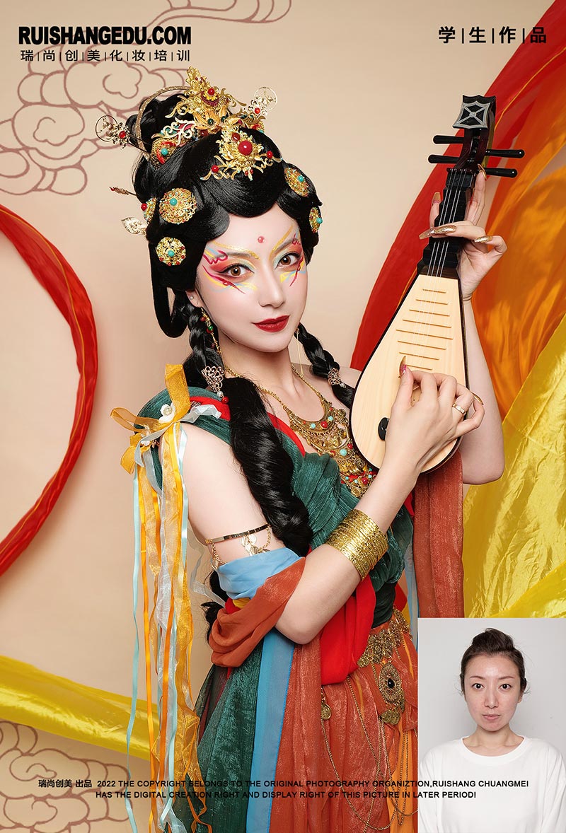 瑞尚創(chuàng)美化妝培訓(xùn) 影視班11月學(xué)員作品