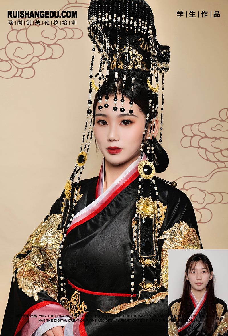 瑞尚創(chuàng)美化妝培訓(xùn) 影視班11月學(xué)員作品