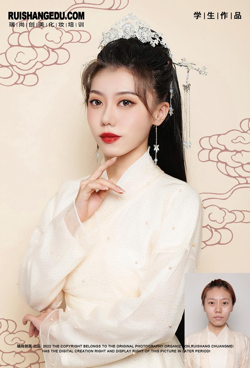 瑞尚創(chuàng)美化妝培訓(xùn) 影視班11月學(xué)員作品