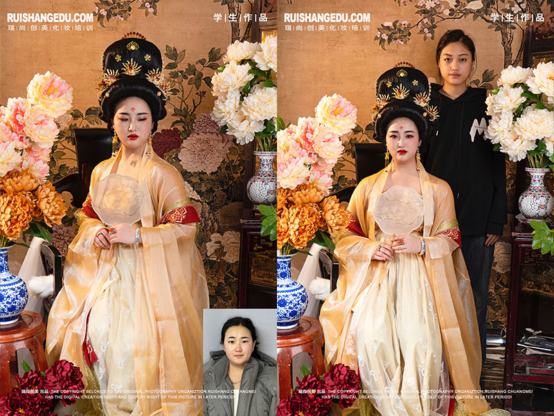 瑞尚創(chuàng)美 · 影視班「唐·宋·明」妝容造型作品展，領略跨越千年的漢服之美