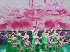 學員在大型文藝匯演實習