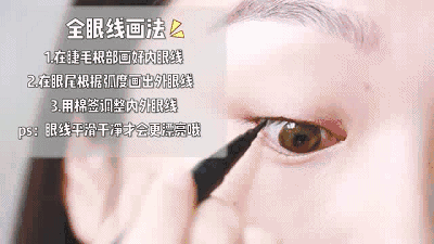 全眼線(xiàn)畫(huà)法